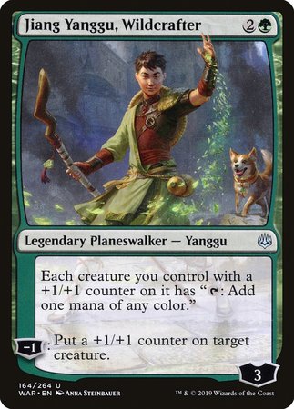 Jiang Yanggu, Wildcrafter [War of the Spark] | Dumpster Cat Games