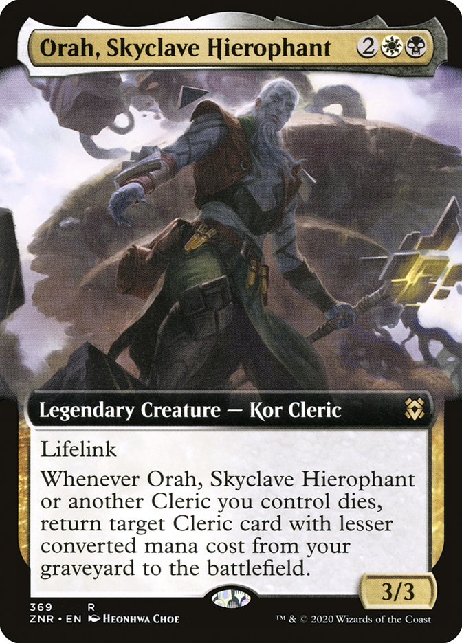 Orah, Skyclave Hierophant (Extended) [Zendikar Rising] | Dumpster Cat Games