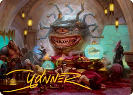 Xanathar, Guild Kingpin Art Card (Gold-Stamped Signature) [Dungeons & Dragons: Adventures in the Forgotten Realms Art Series] | Dumpster Cat Games