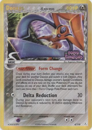 Deoxys (4/110) (Delta Species) (Stamped) [EX: Holon Phantoms] | Dumpster Cat Games