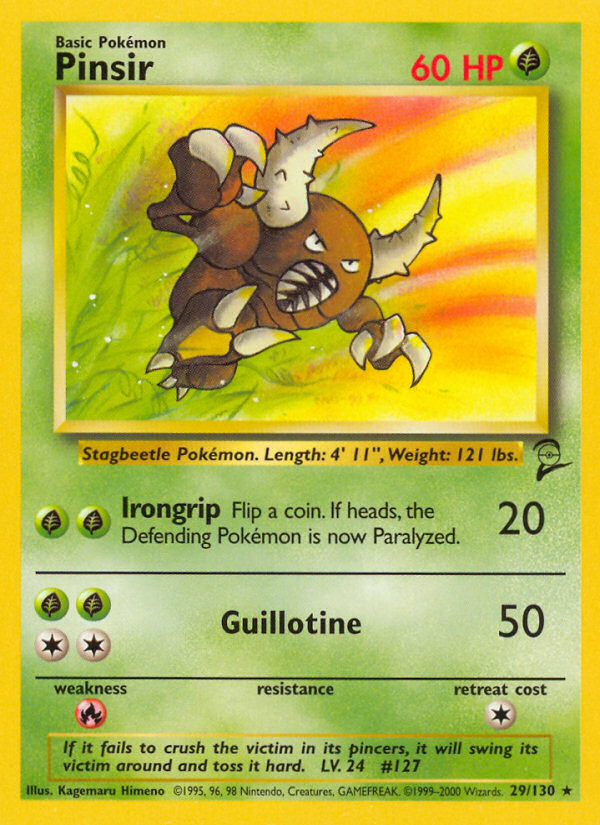 Pinsir (29/130) [Base Set 2] | Dumpster Cat Games