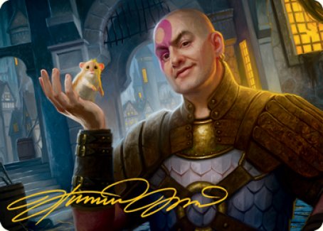 Minsc, Beloved Ranger Art Card (Gold-Stamped Signature) [Dungeons & Dragons: Adventures in the Forgotten Realms Art Series] | Dumpster Cat Games