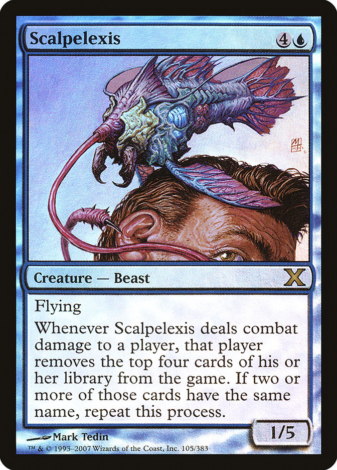 Scalpelexis (Premium Foil) [Tenth Edition] | Dumpster Cat Games