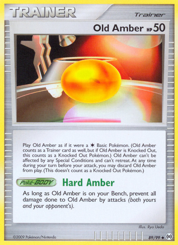 Old Amber (89/99) [Platinum: Arceus] | Dumpster Cat Games