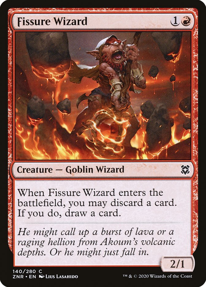 Fissure Wizard [Zendikar Rising] | Dumpster Cat Games