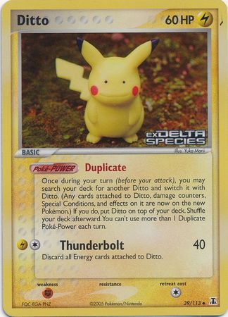 Ditto (39/113) (Stamped) [EX: Delta Species] | Dumpster Cat Games