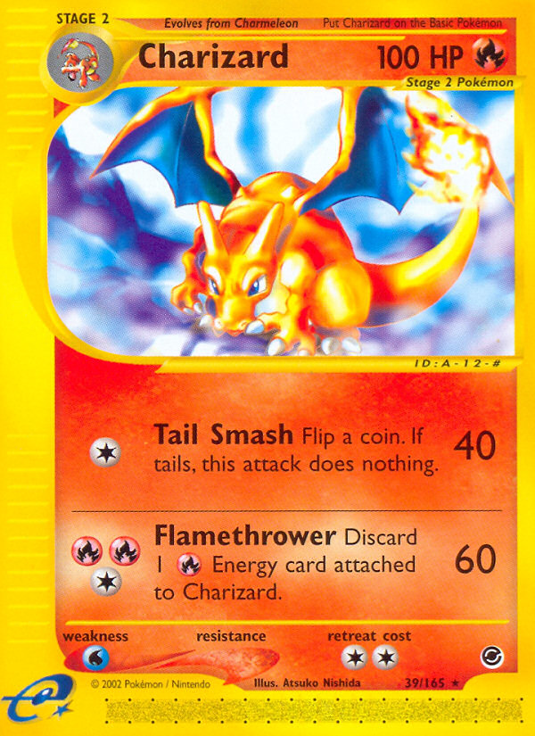 Charizard (39/165) [Expedition: Base Set] | Dumpster Cat Games