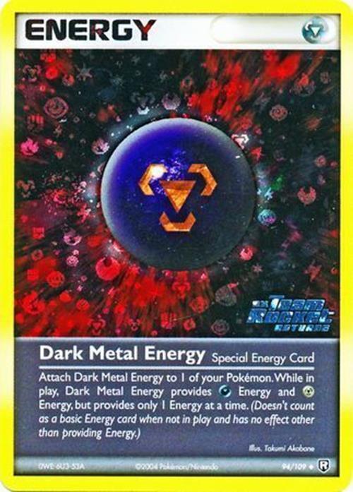 Dark Metal Energy (94/109) (Stamped) [EX: Team Rocket Returns] | Dumpster Cat Games