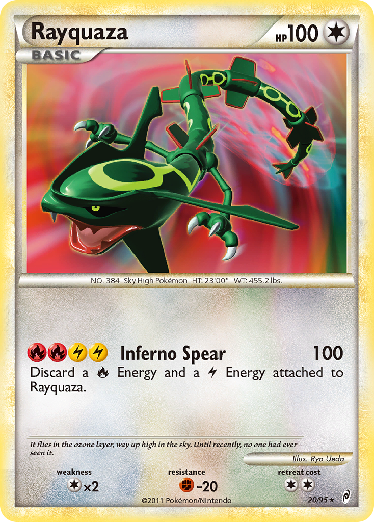 Rayquaza (20/95) [HeartGold & SoulSilver: Call of Legends] | Dumpster Cat Games