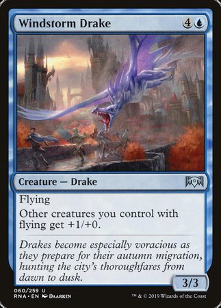 Windstorm Drake [Ravnica Allegiance] | Dumpster Cat Games