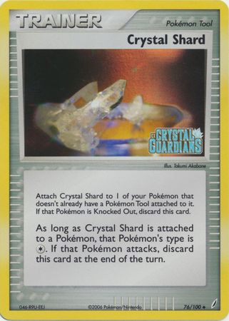 Crystal Shard (76/100) (Stamped) [EX: Crystal Guardians] | Dumpster Cat Games