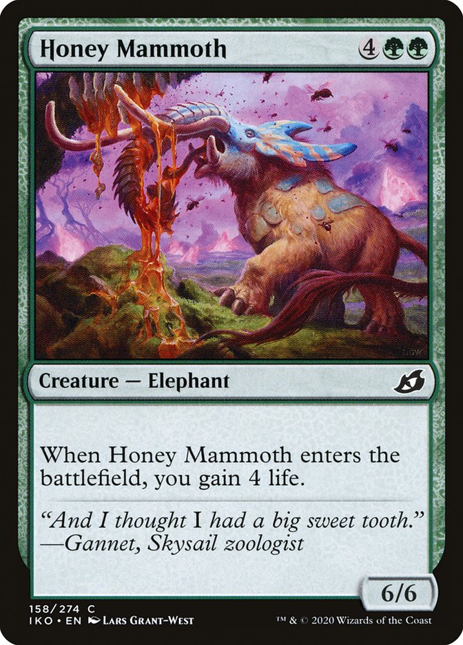 Honey Mammoth [Ikoria: Lair of Behemoths] | Dumpster Cat Games