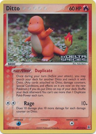 Ditto (37/113) (Stamped) [EX: Delta Species] | Dumpster Cat Games