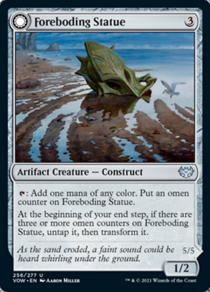 Foreboding Statue // Forsaken Thresher [Innistrad: Crimson Vow] | Dumpster Cat Games