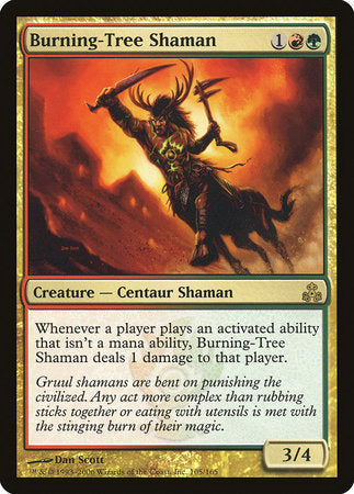 Burning-Tree Shaman [Guildpact] | Dumpster Cat Games