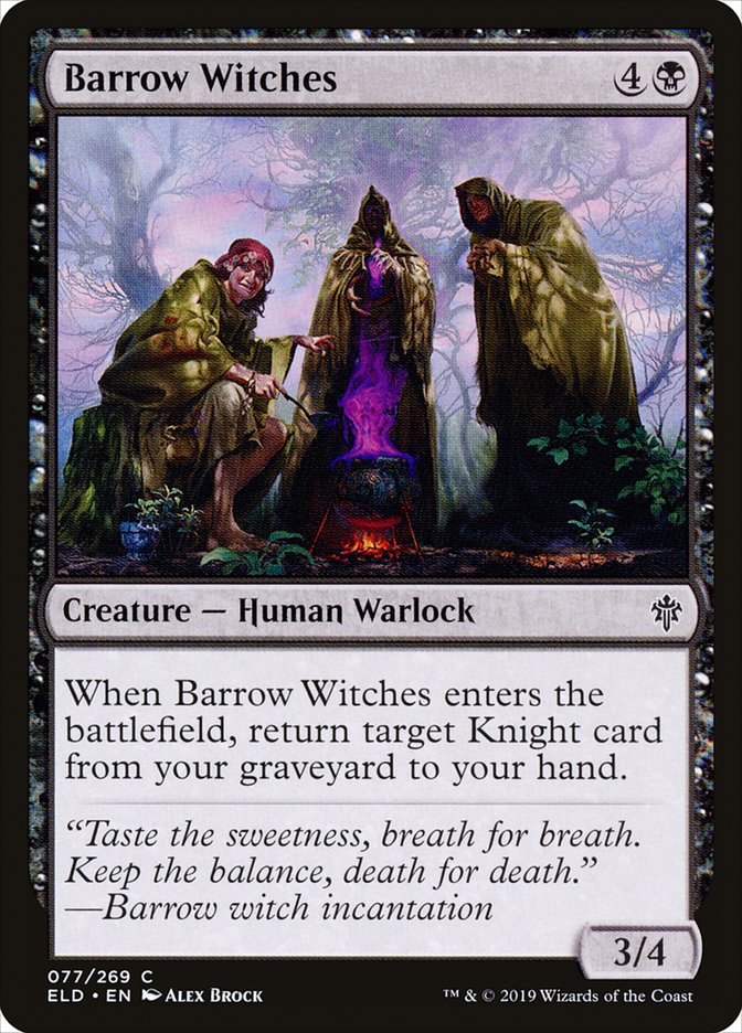 Barrow Witches [Throne of Eldraine] | Dumpster Cat Games