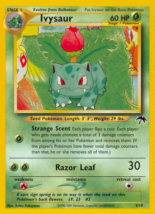 Ivysaur (5/18) [Southern Islands] | Dumpster Cat Games