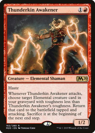 Thunderkin Awakener [Core Set 2020 Promos] | Dumpster Cat Games