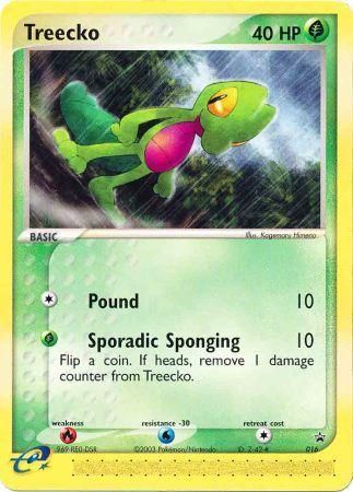 Treecko (016) (Non-Holo) [Nintendo: Black Star Promos] | Dumpster Cat Games