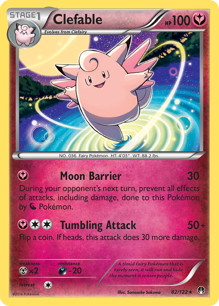 Clefable (82/122) [XY: BREAKpoint] | Dumpster Cat Games