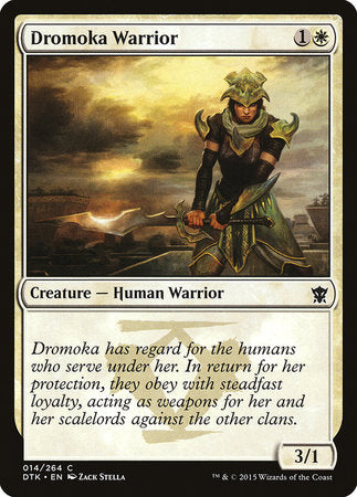 Dromoka Warrior [Dragons of Tarkir] | Dumpster Cat Games