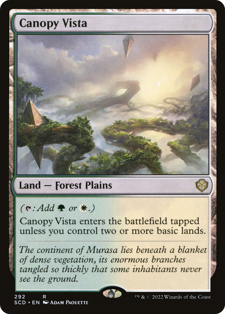 Canopy Vista [Starter Commander Decks] | Dumpster Cat Games