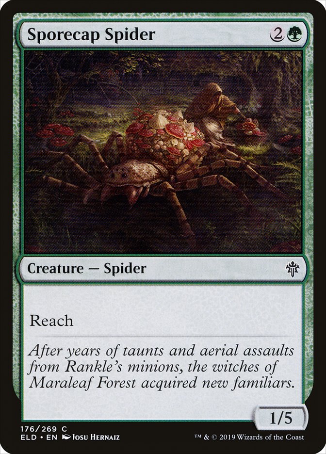 Sporecap Spider [Throne of Eldraine] | Dumpster Cat Games