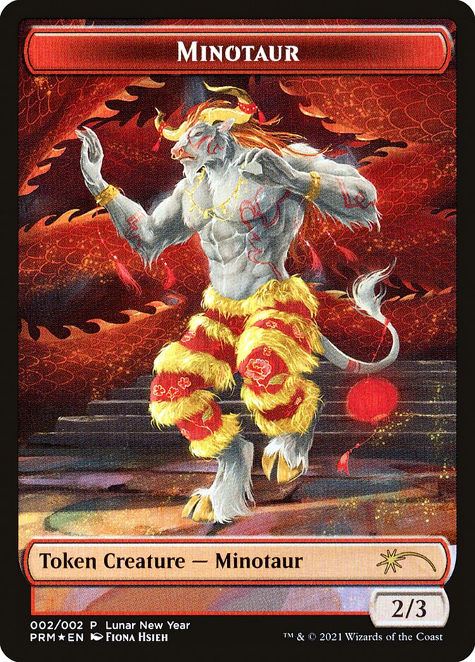 Minotaur Token [Year of the Ox 2021] | Dumpster Cat Games