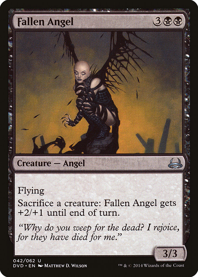 Fallen Angel (Divine vs. Demonic) [Duel Decks Anthology] | Dumpster Cat Games