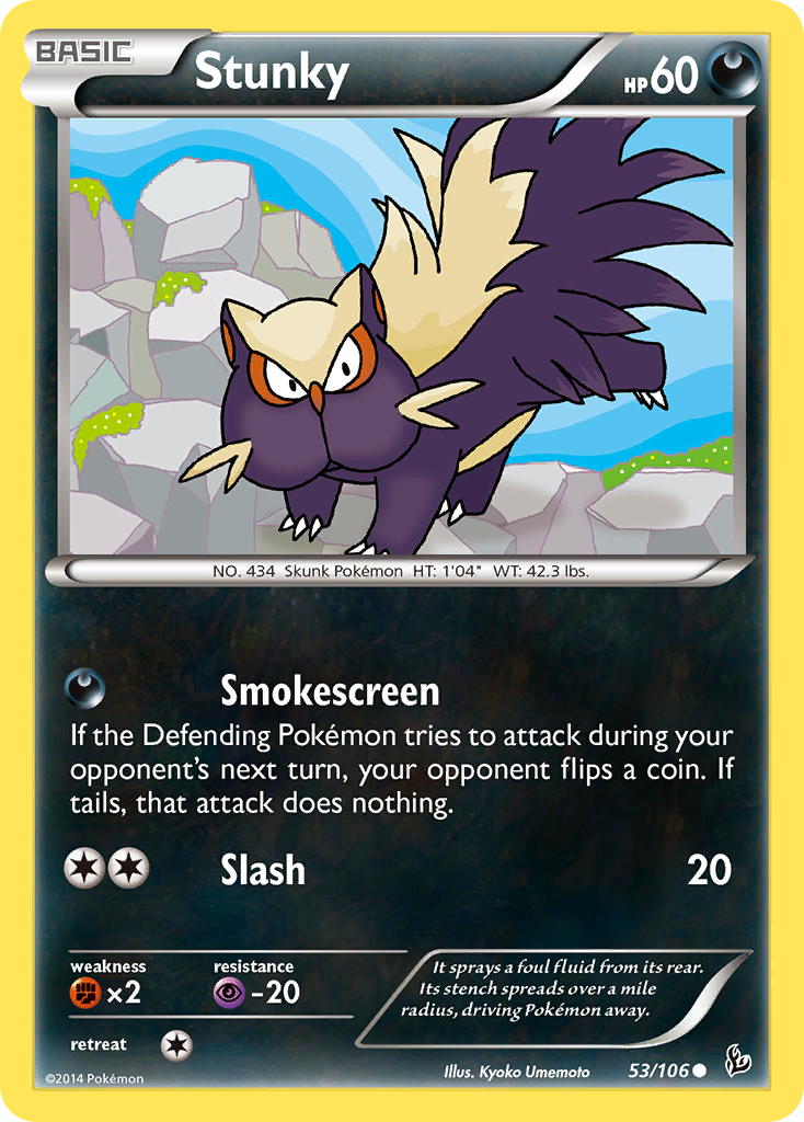 Stunky (53/106) [XY: Flashfire] | Dumpster Cat Games