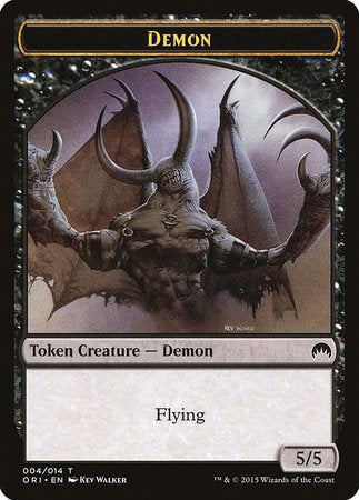 Demon Token [Magic Origins Tokens] | Dumpster Cat Games