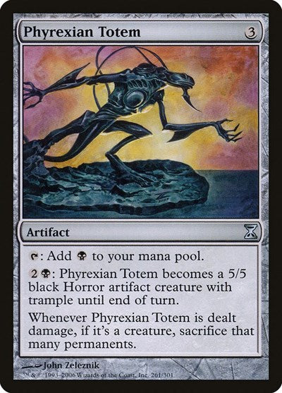 Phyrexian Totem [Time Spiral] | Dumpster Cat Games