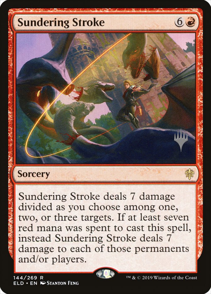 Sundering Stroke (Promo Pack) [Throne of Eldraine Promos] | Dumpster Cat Games