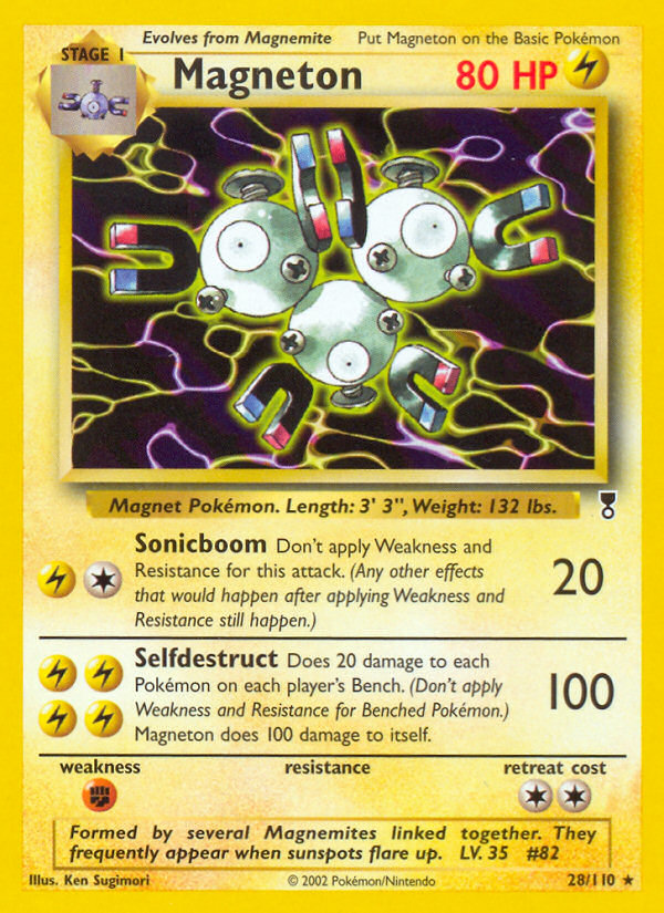 Magneton (28/110) [Legendary Collection] | Dumpster Cat Games