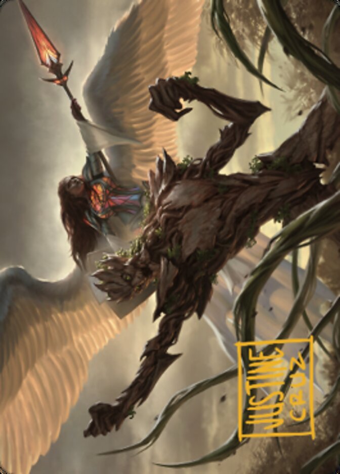 Strength of the Coalition Art Card (Gold-Stamped Signature) [Dominaria United Art Series] | Dumpster Cat Games