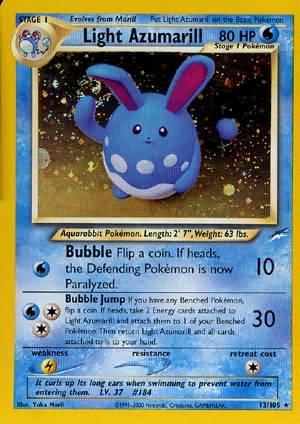 Light Azumarill (13/105) [Neo Destiny Unlimited] | Dumpster Cat Games