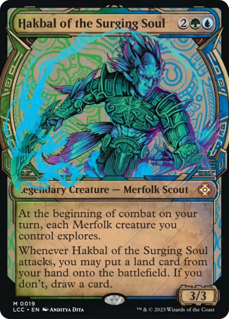 Hakbal of the Surging Soul (Showcase) [The Lost Caverns of Ixalan Commander] | Dumpster Cat Games