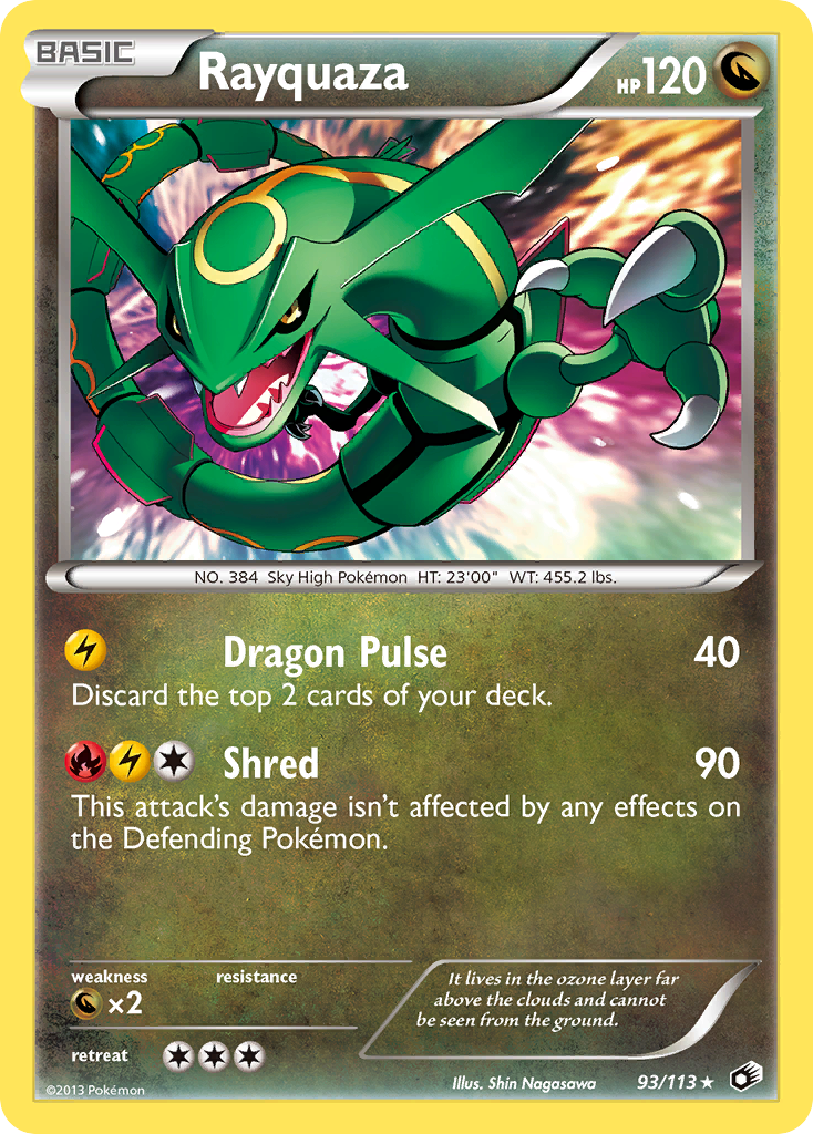 Rayquaza (93/113) [Black & White: Legendary Treasures] | Dumpster Cat Games