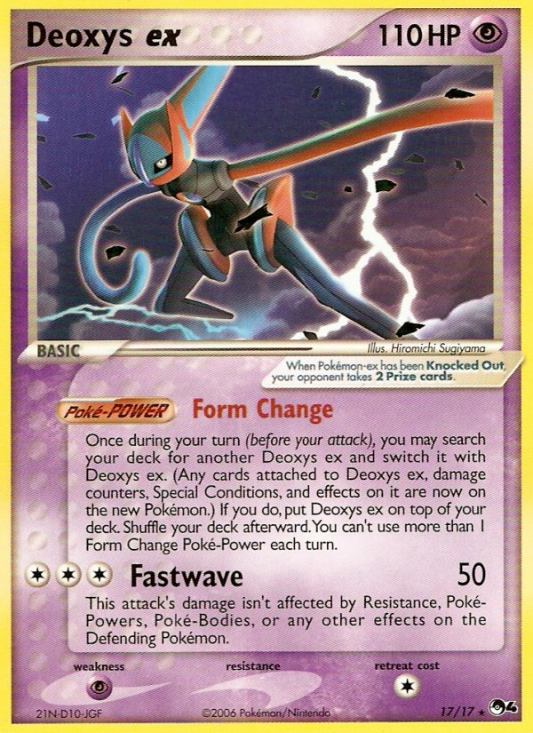 Deoxys ex (17/17) [POP Series 4] | Dumpster Cat Games