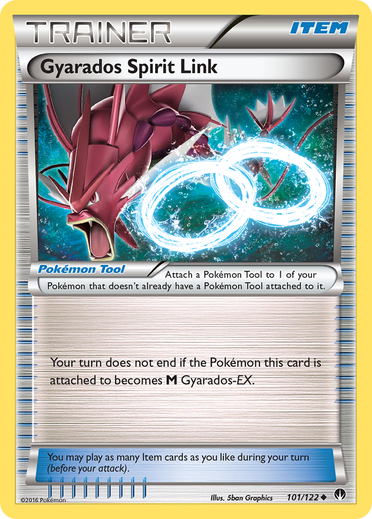 Gyarados Spirit Link (101/122) [XY: BREAKpoint] | Dumpster Cat Games