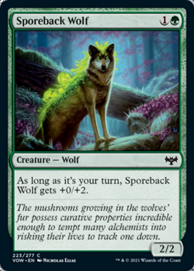 Sporeback Wolf [Innistrad: Crimson Vow] | Dumpster Cat Games