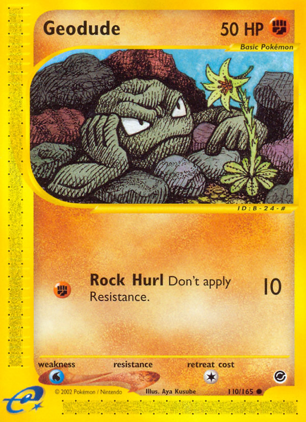 Geodude (110/165) [Expedition: Base Set] | Dumpster Cat Games