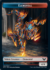 Elemental // Inkling Token [Strixhaven: School of Mages Tokens] | Dumpster Cat Games