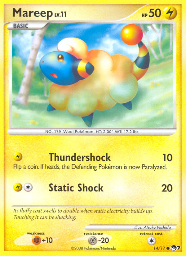 Mareep (14/17) [POP Series 7] | Dumpster Cat Games