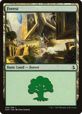 Forest (268) [Amonkhet] | Dumpster Cat Games