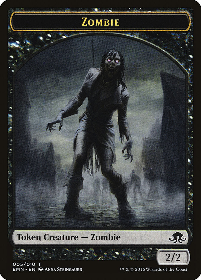 Zombie (005/010) [Eldritch Moon Tokens] | Dumpster Cat Games