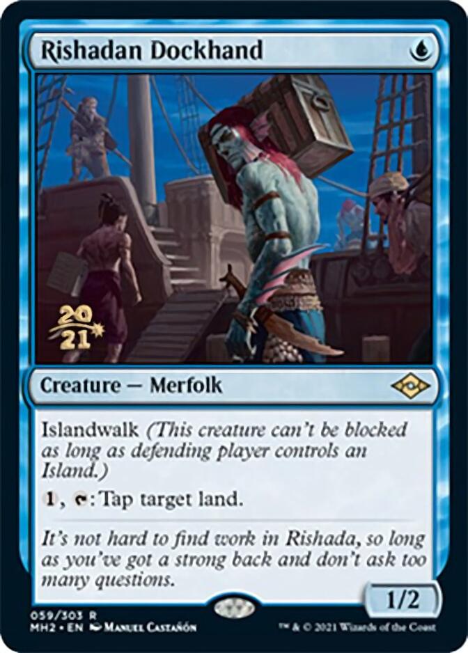 Rishadan Dockhand [Modern Horizons 2 Prerelease Promos] | Dumpster Cat Games