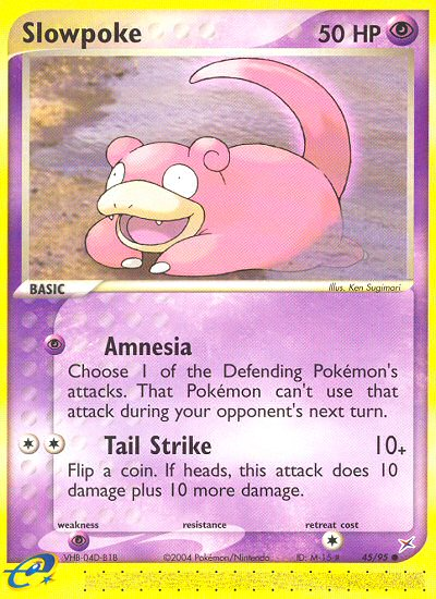 Slowpoke (45/95) [EX: Team Magma vs Team Aqua] | Dumpster Cat Games