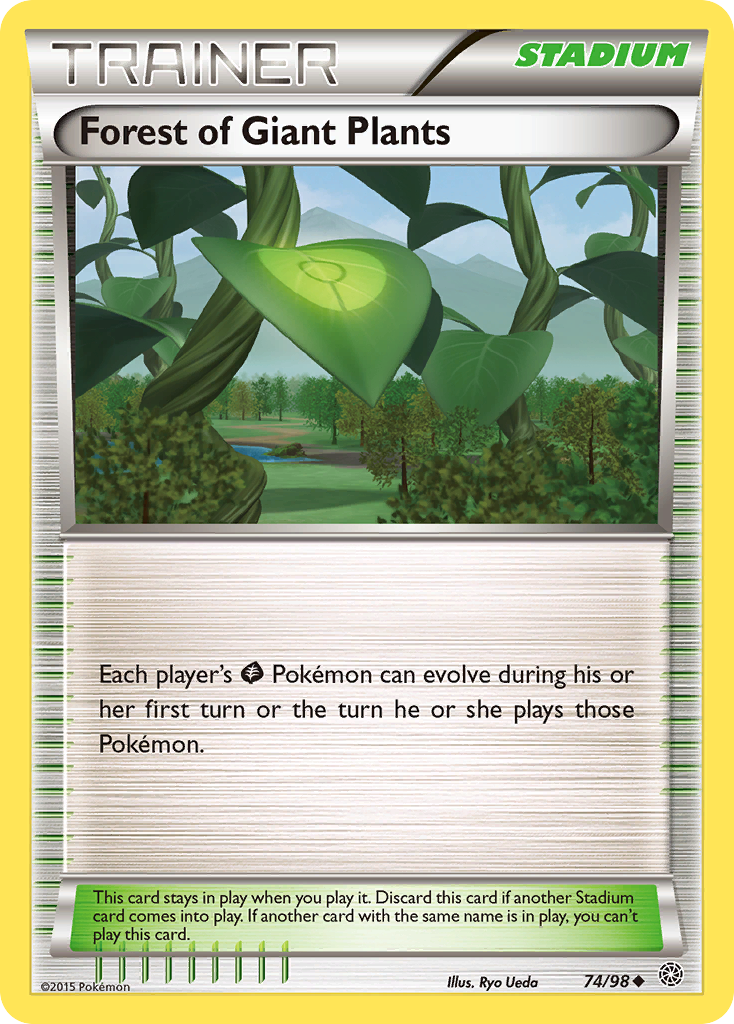 Forest of Giant Plants (74/98) [XY: Ancient Origins] | Dumpster Cat Games