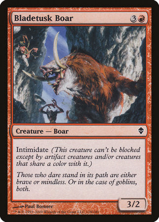 Bladetusk Boar [Zendikar] | Dumpster Cat Games